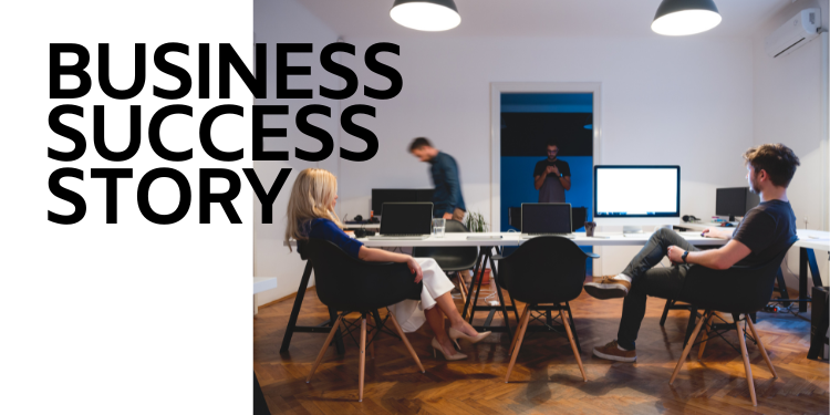Business success story cover